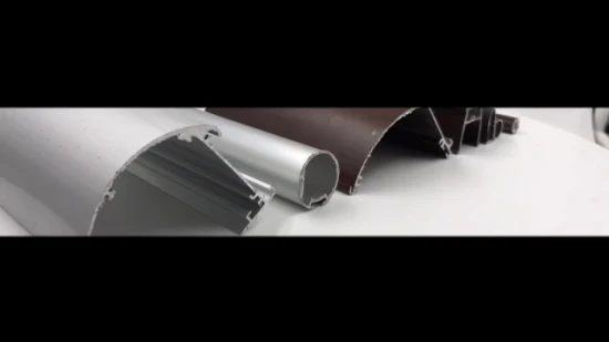 Trilha de alumínio da cortina do perfil das extrusões de alumínio do obturador do rolo